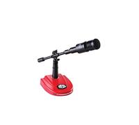 HEIL Sound PR-10-RPKG - AR Dynamic Studio Microphone with LB-1 Lighted Base (RED) with PTT (3-pin XLR)