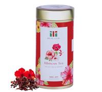 HEILAND Hibiscus Tea - Premium Loose Petal Herbal tea, 100% Natural, Caffeine-Free, Antioxidant-Rich- Refreshing & Flavorful- Perfect for Hot & Iced Tea, Kombucha, Cocktails, Mocktails & Syrups - 100g