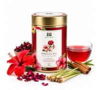HEILAND Hibiscus Tea - Premium Loose Petal Herbal tea, 100% Natural, Caffeine-Free, Antioxidant-Rich- Refreshing & Flavorful- Perfect for Hot & Iced Tea, Kombucha, Cocktails, Mocktails & Syrups - 50g