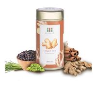 HEILAND Lemon Grass Ginger Tea - Herbal Loose Leaf Tea, Caffeine-Free, Vegan, Natural Ingredients - Ginger, Cinnamon, Cardamom, Black Pepper, Lemongrass - Soothing & Refreshing - 100g