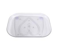 Heilanole 360° Rotating Lazy Susans for Refrigerator Rectangular Fridge Organizer Cabinet Tray Refrigerator Organizers and Storage