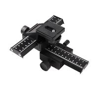Heilanole 4 Way Macro Focusing Rail Slider 4 Way Macro Focusing Rail Slider for Close-Up Shot of Camera Slider