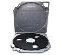 Heilanole 7inch Empty Takeup Reel with Empty Take Up Reels Storage Box Full Protection Open Reel Recording Tape Box Case A