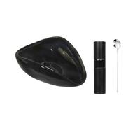 Heilanole Coffee bean weighing bowl Small spoon and bottle Ceramic single-dose tray for coffee or tea