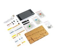 Heilanole DIY Soldering Kit Spectrum USB Mini Electronic Display Sound Activated Home Stereo Speaker DIY Kit for Leaning Soldering