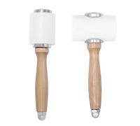 Heilanole Leather Carving Hammer DIY Leather Mallet Nylon Wooden Handle Hammer Sewing Leather Cowhide Tool Kit