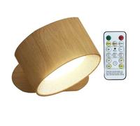 Heilanole Led Wall Sconces Remote Control and Touch Control Wall Lamp 3 Brightness Levels & Dimmable Magnetic 360° for Reading Bedside Hallway C