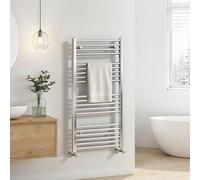 Heilmetz Bathroom Radiator Towel Rail 1000 x 500mm Towel Radiator with 20 Bars, Wall Mounted Heated Towel Rail Towel Warmer Modern Central Heating Radiators, Chrome