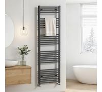 Heilmetz Bathroom Radiator Towel Rail 1600 x 500mm Towel Radiator with 30 Bars, Wall Mounted Heated Towel Rail Towel Warmer Modern Central Heating Radiators, Anthracite