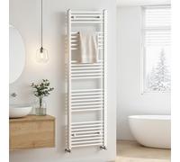 Heilmetz Bathroom Radiator Towel Rail 1600 x 500mm Towel Radiator with 30 Bars, Wall Mounted Heated Towel Rail Towel Warmer Modern Central Heating Radiators, White