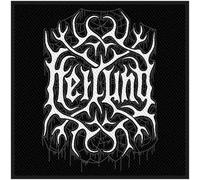 Heilung - Heilung Patch Band Logo Official Black Embroidered Woven Sew on Taglia unica