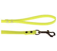 Heim Quality Biothane Long Dog Lead - Fluorescent Yellow with Biothane Coating - Available in 2 Sizes - Ideal in any Weather Conditions (5m)