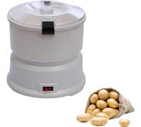 HEIMAI Electric Potato Peeler Automatic Rotary Rolling Peeler, Vegetable Dehydrator, Salad Rotating Machine Kitchen Peeling Tool