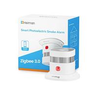 Heiman Smart Smoke Alarm, Smoke Detector requires Zigbee 3.0 hub, DBI-certified, fire alarm with photoelectric sensor, home automation, supports ZHA & Z2M for Home Assistant