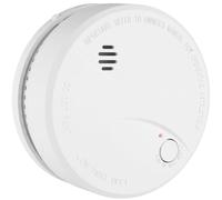 Heiman Smoke Alarm for Home, Fire alarm with 10-Year Sealed Battery, Smoke Detector LPCB Certified with LED Indicator & Silence Button EN14604 Standard, Photoelectric Sensor