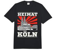 Heimat Cologne: Design with Rhine and Cologne Cathedral Panorama! Comfort Colors Adult Heavyweight T-Shirt