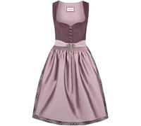 Heimatgwand Women's Dirndl Indira Special Occasion Dress, Aubergine, 6
