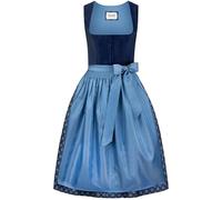 Heimatgwand Women's Dirndl Ornella Special Occasion Dress, darkblue, 14