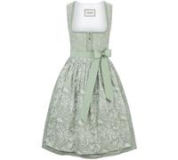 Heimatgwand Women's Karoline Midi Dirndl, Green (sage), 14