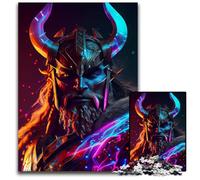 Heimdall Norse God JigsawPuzzle 1000 Pieces for Adults Wooden Jigsaw Brain Challenge Game for Teenagers Family Interaction 1000 PCS(75x50cm)