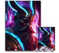 Heimdall Norse Mythology Jigsaw Puzzles for Adults 1000 Piece Paper Jigsaw for Birthdays Holidays Best for Christmas 1000 PCS(38x26cm)