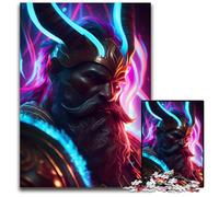 Heimdall Norse Mythology Jigsaw Puzzles for Adults 1000 Piece Wooden Jigsaw Puzzles for Adults Ideal And Home Decor 1000 PCS(75x50cm)