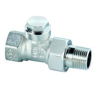 Heimeier Connection Regulux Through Form, DN 20, Nickel-Plated Brass