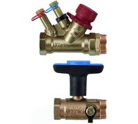 Heimeier Connection Set For Dynacon STAD Vent. For Supply, Globo For Return