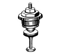 Heimeier Thermostat Head For Single Pipe Valve With Immersion Tube From May 1981