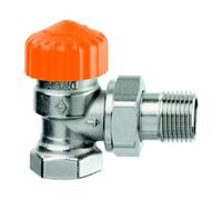 Heimeier Thermostat Valve Body Eclipse, Corner Shape, Shortened, DN 20