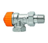 Heimeier Thermostat Valve Body Eclipse Reversed Flow Direction, Axial, DN 15