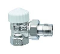 Heimeier Thermostat Valve Body V-Exact II Short, Corner Shape, DN10, Vern.