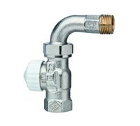 Heimeier Thermostat Valve Body V-Exact II With Elbow Connection DN15