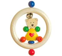 Heimess 762830 Wooden Ring Rattle (Bear)