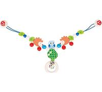 Heimess Pram Chain with Clips (Hedgehog and Owl)