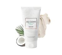 HEIMISH All Clean White Clay Foam - Deep Cleansing, Pore Minimizing, Blackhead Remover, Hydrating, Daily Face Wash with White Clay, Coconut Oil, for Double Cleansing, Korean Skincare, 5.3oz/150g