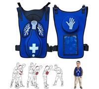 Heimlich Anti-Choke Training Vest with Back Slap, Anti-Obstruction Training Vest for Teacher Demonstrations A