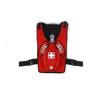 Heimlich First Aid Training Vest, Anti Choking Obstruction Trainer Vest with Adjustable Shoulder Straps & Waist Belt & 20 Simulation Balls, Teaching Aid for First Responders & Nurse & Student