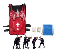 Heimlich First Aid Training Vest Anti-Choking Trainer Vest Airway and Tracheal Obstruction Rescue Vest for Anti-Suffocation First Aid Education Adults
