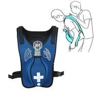Heimlich First Aid Training Vest Model, Suitable for 5-12 Years Old Children's Anti-Suffocation Teaching Aids(Blue)