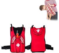Heimlich Maneuver Vest, First Aid Training Vest for Choking Victims with Tracheal Blockage, Portable Educational Device for Rescue Courses A