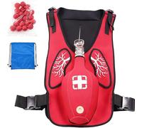 Heimlich Manoeuvre Training Vest for Adults CPR Airway Obstruction Simulation Training Wearing Vest for First Responder First Aid Teaching A