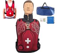 Heimlich Training Vest, Airway Obstruction Simulation Training Vest First Aid Rescue Model for Choking and Suffocation Adult and Child,B-Adult