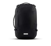 HEIMPLANET Original | Transit Line Travel Pack | backpack made from waterproof DYECOSHELL |15" laptop compartment and clamshell opening | Supports 1% for The Planet (Black, 34L)