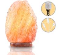 Heimtex Natural Himalayan Salt Lamp 2-3kg - Crafted Pink Salt Stone Lamp for Healing, Meditation, Therapy - Perfect Lamps for Living Room & Home Decor