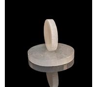 Heimtex Selenite Charging Plate 7cm and 10cm Selenite Plate Disc Crystal Charging Plate Round Healing Stone Selenite Disc Crystal Charging Plate Home Decoration (7cm)