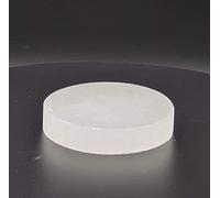 Heimtex Selenite Charging Round Disc Crystal Charging Plate Selenite Slice Charging Plate Charge Crystals (7 cm)