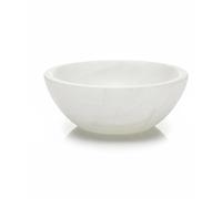 Heimtex Selenite Crystal Bowl 14cm - Round Selenite Crystal Cleansing Ritual Bowl for Room Decor & Decorative Home Accessories