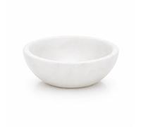 Heimtex Selenite Crystal Bowl 8cm - Round Selenite Crystal Cleansing Ritual Bowl for Room Decor & Decorative Home Accessories