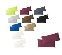 Heimtextil jersey cushion cover, 2 economy pack, set with zippers, high quality, Cotton, bordeaux, 40 x 80 cm
